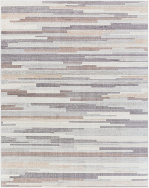 Livabliss Roma Machine Woven Polypropylene Area Rug Geometric Living Room Floor Accent Turkey Charcoal, Gray 7'10" x 10' ROM2302-71010