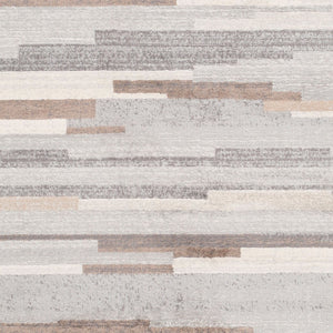 Livabliss Roma Machine Woven Polypropylene Area Rug Geometric Living Room Floor Accent Turkey Charcoal, Gray 2'7" x 7'3" ROM2302-2773