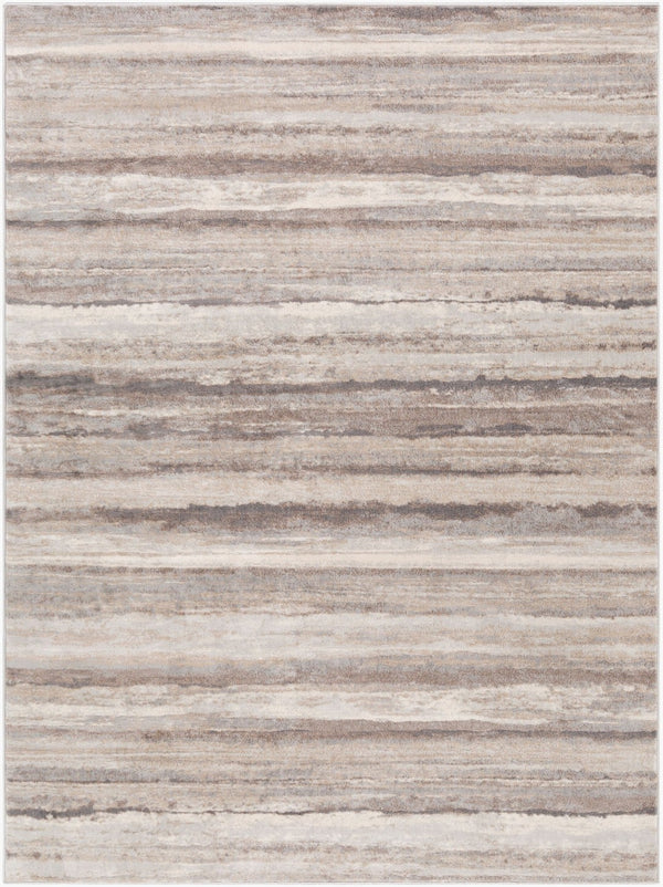 Livabliss Roma Machine Woven Polypropylene Area Rug Bold Contemporary Design for Living Spaces Charcoal, Tan 11'10" x 15' ROM2306-111015