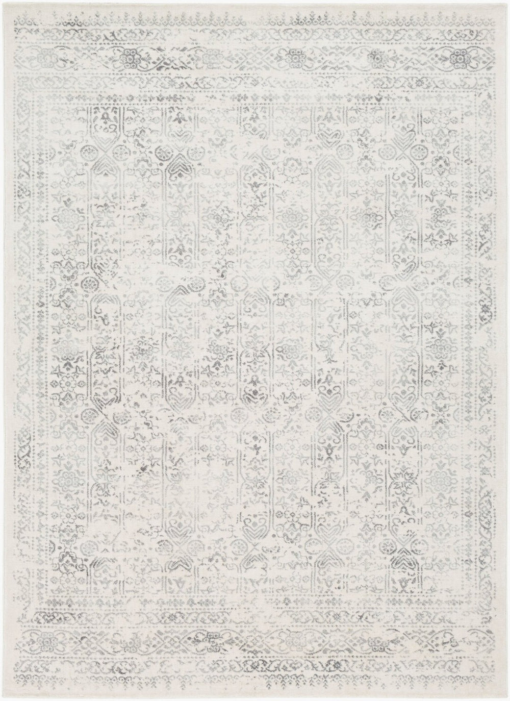 Livabliss Roma Traditional Polypropylene Area Rug for Living Room High Traffic Spaces Light Slate, Cr 11'10" x 15' ROM2308-111015