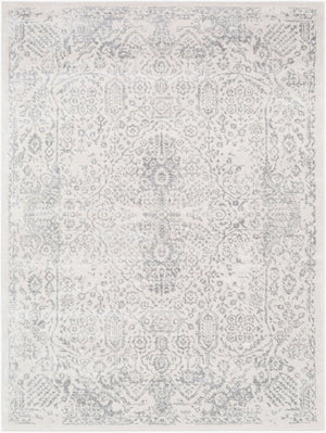 Livabliss Roma Traditional Medallion Polypropylene Area Rug Woven in Turkey for Busy Living Spaces Gray, Light Gra 5'3" x 7'1" ROM2314-5371