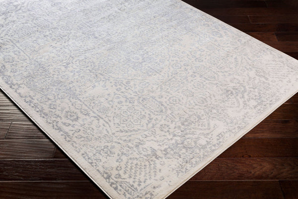 Livabliss Roma Traditional Medallion Polypropylene Area Rug Woven in Turkey for Busy Living Spaces Gray, Light Gra 5'3" x 7'1" ROM2314-5371
