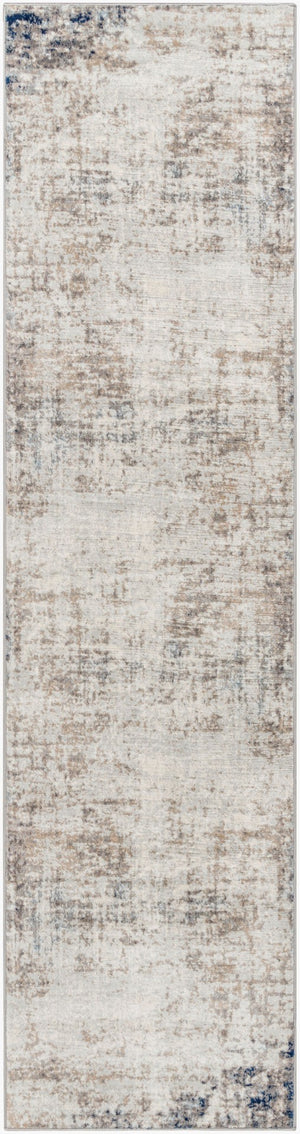 Livabliss Roma Machine Woven Polypropylene Area Rug Minimalist Modern Style for Large Living Rooms Light Gray, Ivo 2'7" x 10' ROM2315-2710