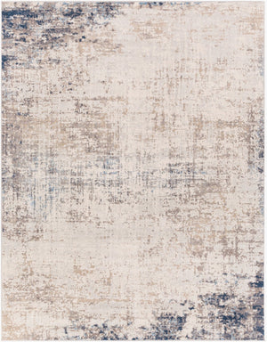 Livabliss Roma Machine Woven Polypropylene Area Rug Minimalist Modern Style for Large Living Rooms Light Gray, Ivo 7'10" x 10' ROM2315-71010