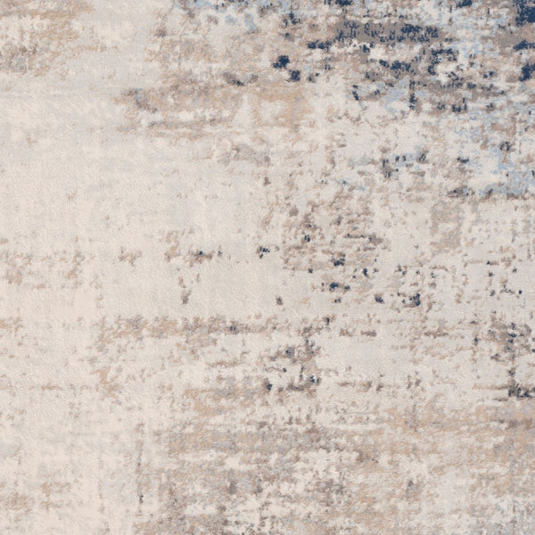 Livabliss Roma Machine Woven Polypropylene Area Rug Minimalist Modern Style for Large Living Rooms Light Gray, Ivo 6'7" x 6'7" Square ROM2315-67SQ