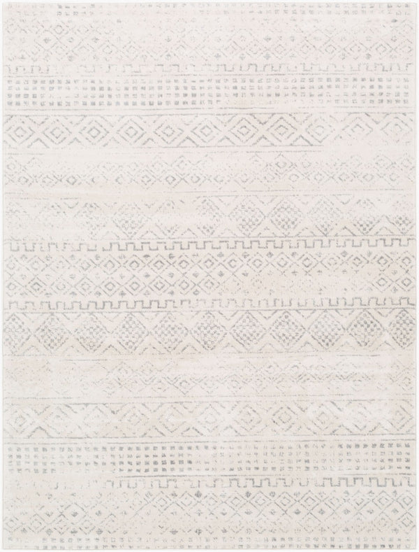Livabliss Roma Global Bohemian Pattern Machine Woven Polypropylene Area Rug for Living Rooms Gray, Light Gra 9'10" x 14' ROM2341-91014