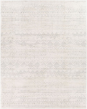 Livabliss Roma Global Bohemian Pattern Machine Woven Polypropylene Area Rug for Living Rooms Gray, Light Gra 7'10" x 10' ROM2341-71010