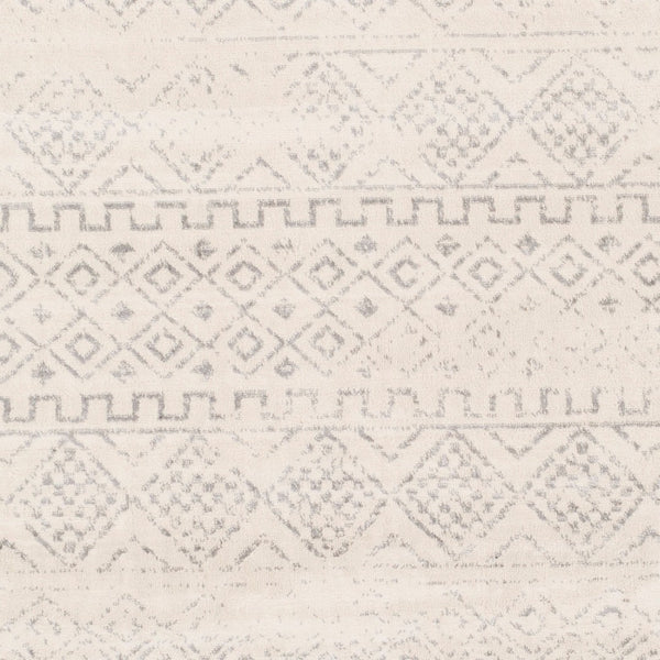 Livabliss Roma Global Bohemian Pattern Machine Woven Polypropylene Area Rug for Living Rooms Gray, Light Gra 9'10" x 14' ROM2341-91014