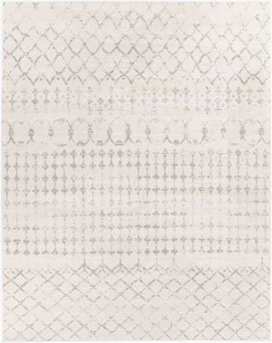 Livabliss Roma Global Pattern Large Area Rug Polypropylene Medium Pile for Living Rooms White, Light Gr 7'10" x 10' ROM2343-71010
