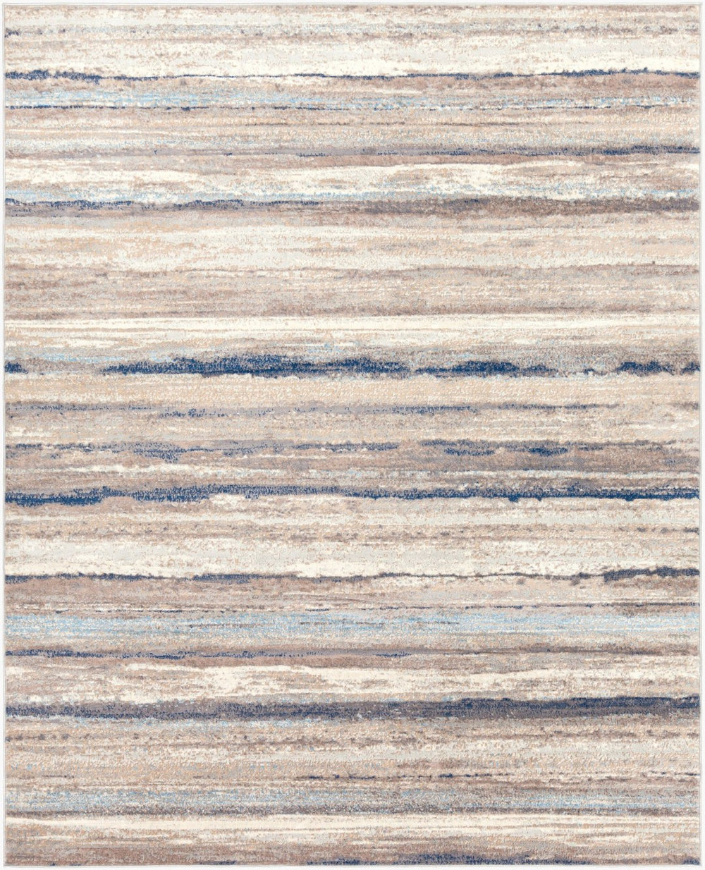 Livabliss Roma Bold Contemporary Machine Woven Polypropylene Area Rug for Large Living Spaces Navy, Light Blu 7'10" x 10' ROM2349-71010