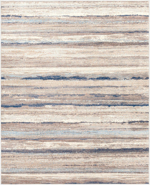 Livabliss Roma Bold Contemporary Machine Woven Polypropylene Area Rug for Large Living Spaces Navy, Light Blu 7'10" x 10' ROM2349-71010