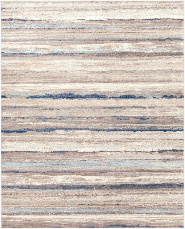 Livabliss Roma Bold Contemporary Machine Woven Polypropylene Area Rug for Large Living Spaces Navy, Light Blu 7'10" x 10' ROM2349-71010