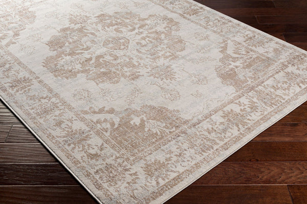 Livabliss Roma Persian Inspired Machine Woven Polypropylene Area Rug for Living and Dining Rooms Tan, Ivory 7'10" x 10' ROM2363-71010