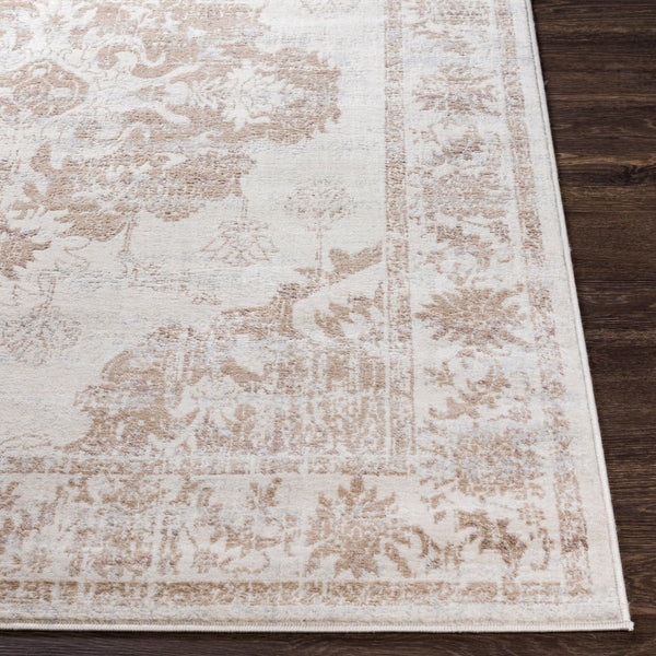 Livabliss Roma Persian Inspired Machine Woven Polypropylene Area Rug for Living and Dining Rooms Tan, Ivory 7'10" x 10' ROM2363-71010