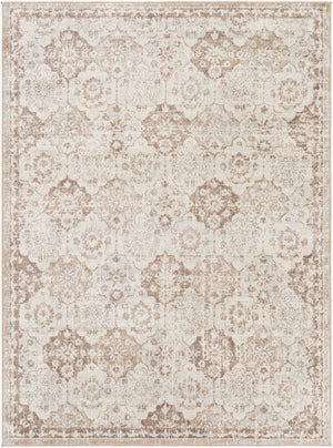 Livabliss Roma Traditional Polypropylene Area Rug Turkey Woven Transitional Living Room Accent Tan, Ivory 8'11" x 12'4" ROM2368-9123
