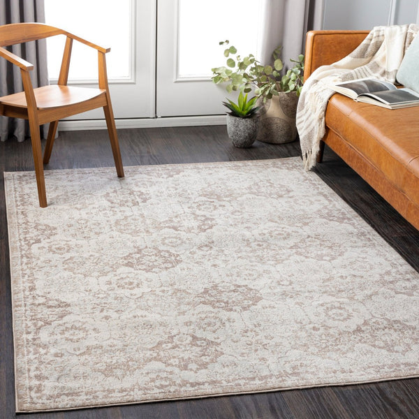 Livabliss Roma Traditional Polypropylene Area Rug Turkey Woven Transitional Living Room Accent Tan, Ivory 8'11" x 12'4" ROM2368-9123