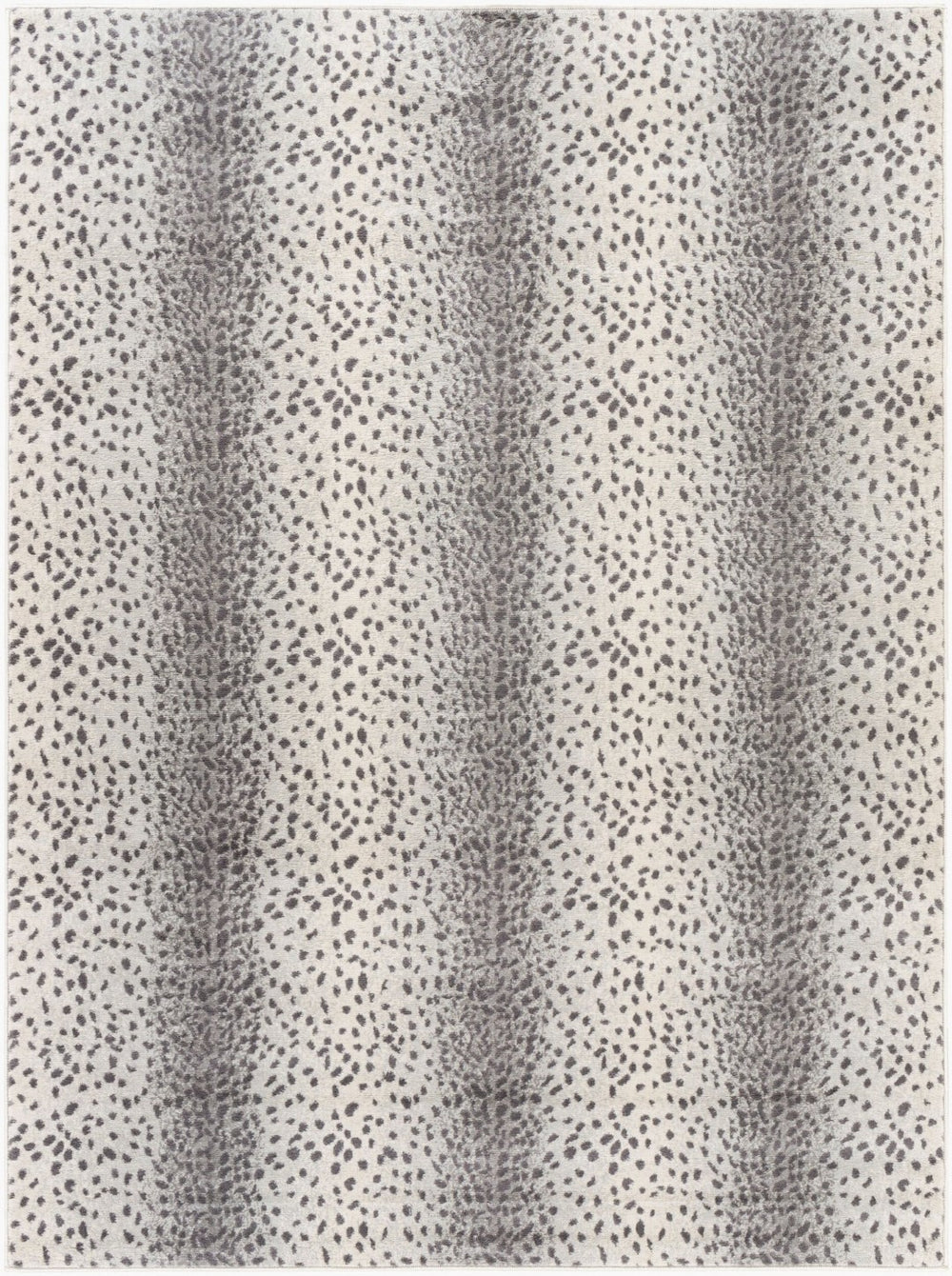Livabliss Roma Geometric Polypropylene Area Rug Machine Woven for Modern Living Spaces Charcoal, Ivory 5'3" x 7'1" ROM2371-5371
