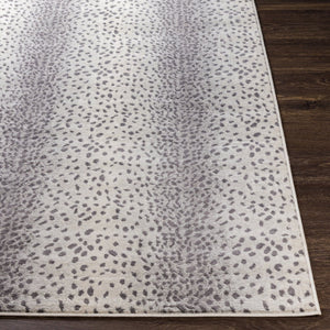 Livabliss Roma Geometric Polypropylene Area Rug Machine Woven for Modern Living Spaces Charcoal, Ivory 5'3" x 7'1" ROM2371-5371