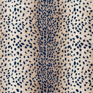 Livabliss Roma Geometric Area Rug Turkish Woven Polypropylene for Living Room or Dining Space Navy, Tan 5'3" x 7'1" ROM2372-5371