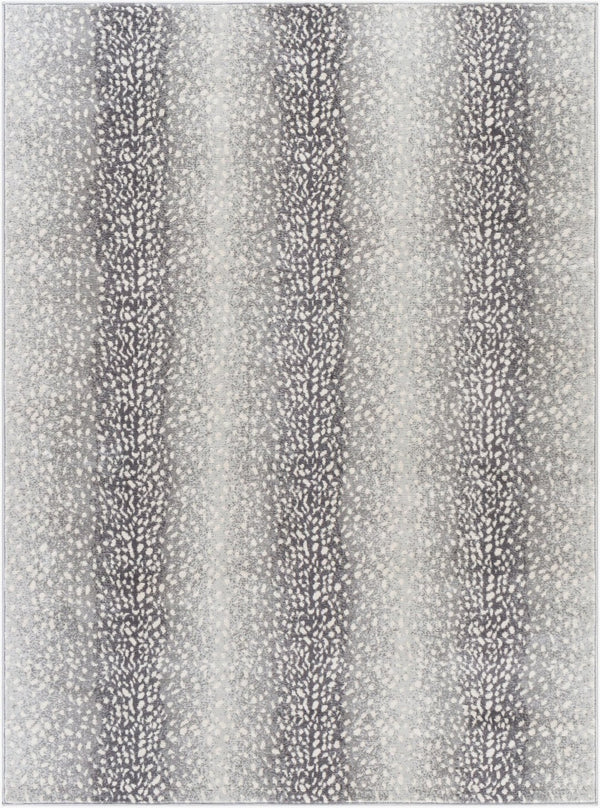 Livabliss Roma Geometric Polypropylene Area Rug Machine Woven Turkish Craft for Living Rooms Light Slate, Iv 5'3" x 7'1" ROM2373-5371
