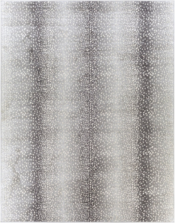Livabliss Roma Geometric Polypropylene Area Rug Machine Woven Turkish Craft for Living Rooms Light Slate, Iv 7'10" x 10' ROM2373-71010