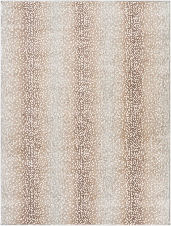 Livabliss Roma Geometric Area Rug Turkish Polypropylene Weave for Large Living Dining Spaces Tan, Light Slat 5'3" x 7'1" ROM2374-5371