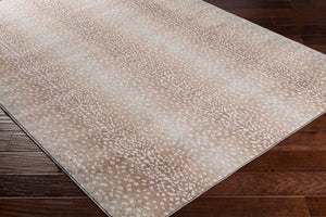 Livabliss Roma Geometric Area Rug Turkish Polypropylene Weave for Large Living Dining Spaces Tan, Light Slat 5'3" x 7'1" ROM2374-5371