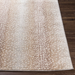 Livabliss Roma Geometric Area Rug Turkish Polypropylene Weave for Large Living Dining Spaces Tan, Light Slat 5'3" x 7'1" ROM2374-5371