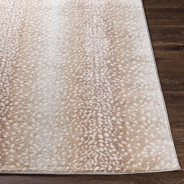 Livabliss Roma Geometric Area Rug Turkish Polypropylene Weave for Large Living Dining Spaces Tan, Light Slat 5'3" x 7'1" ROM2374-5371