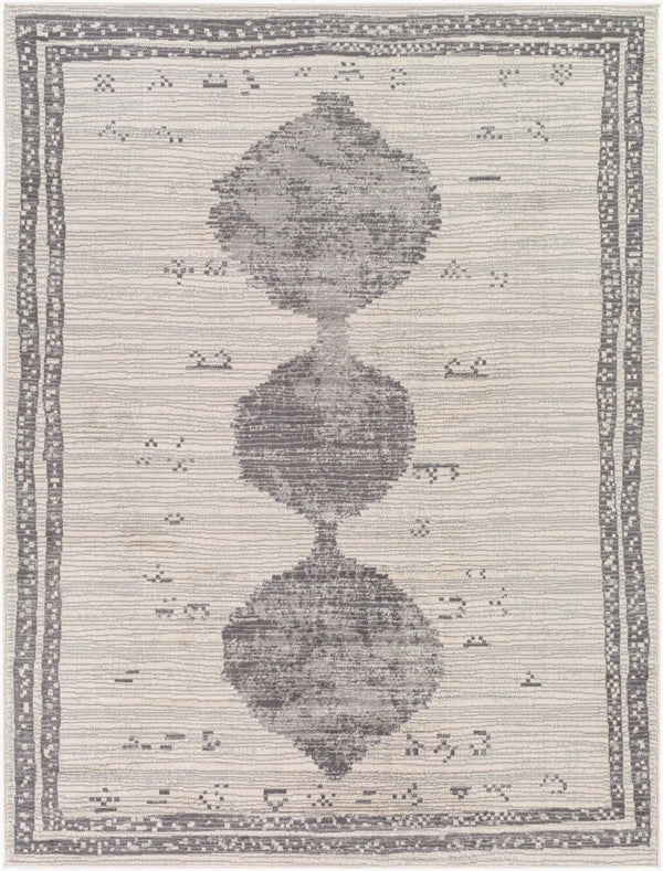 Livabliss Roma Moroccan Geometric Area Rug Machine Woven Polypropylene for Living and Dining Rooms 6'7" x 9' ROM2382-679