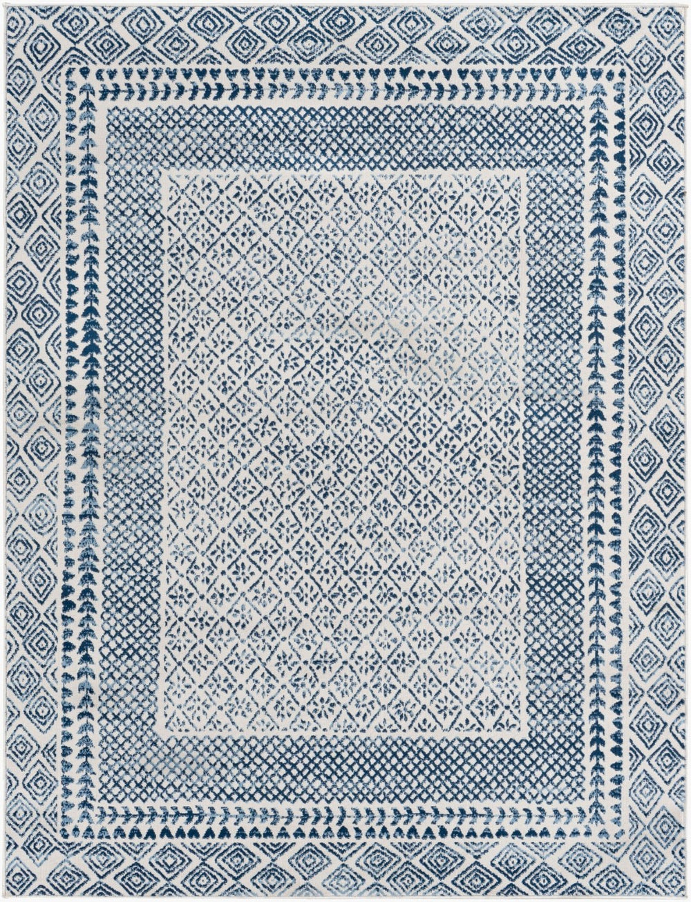 Livabliss Roma Moroccan Global Pattern Polypropylene Area Rug Medium Pile Living Room Floor ROM2384-9123