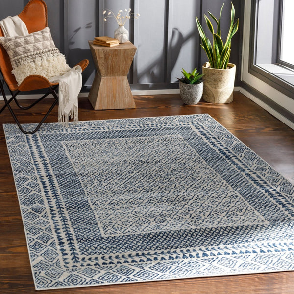 Livabliss Roma Moroccan Global Pattern Polypropylene Area Rug Medium Pile Living Room Floor ROM2384-9123