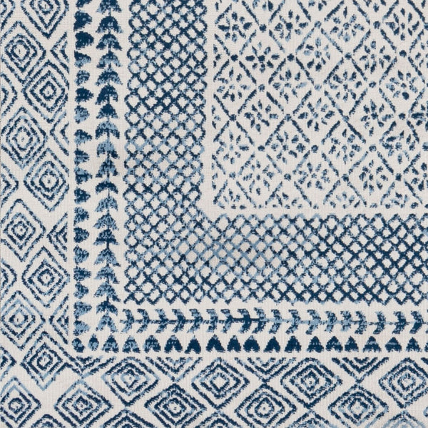Livabliss Roma Moroccan Global Pattern Polypropylene Area Rug Medium Pile Living Room Floor ROM2384-9123