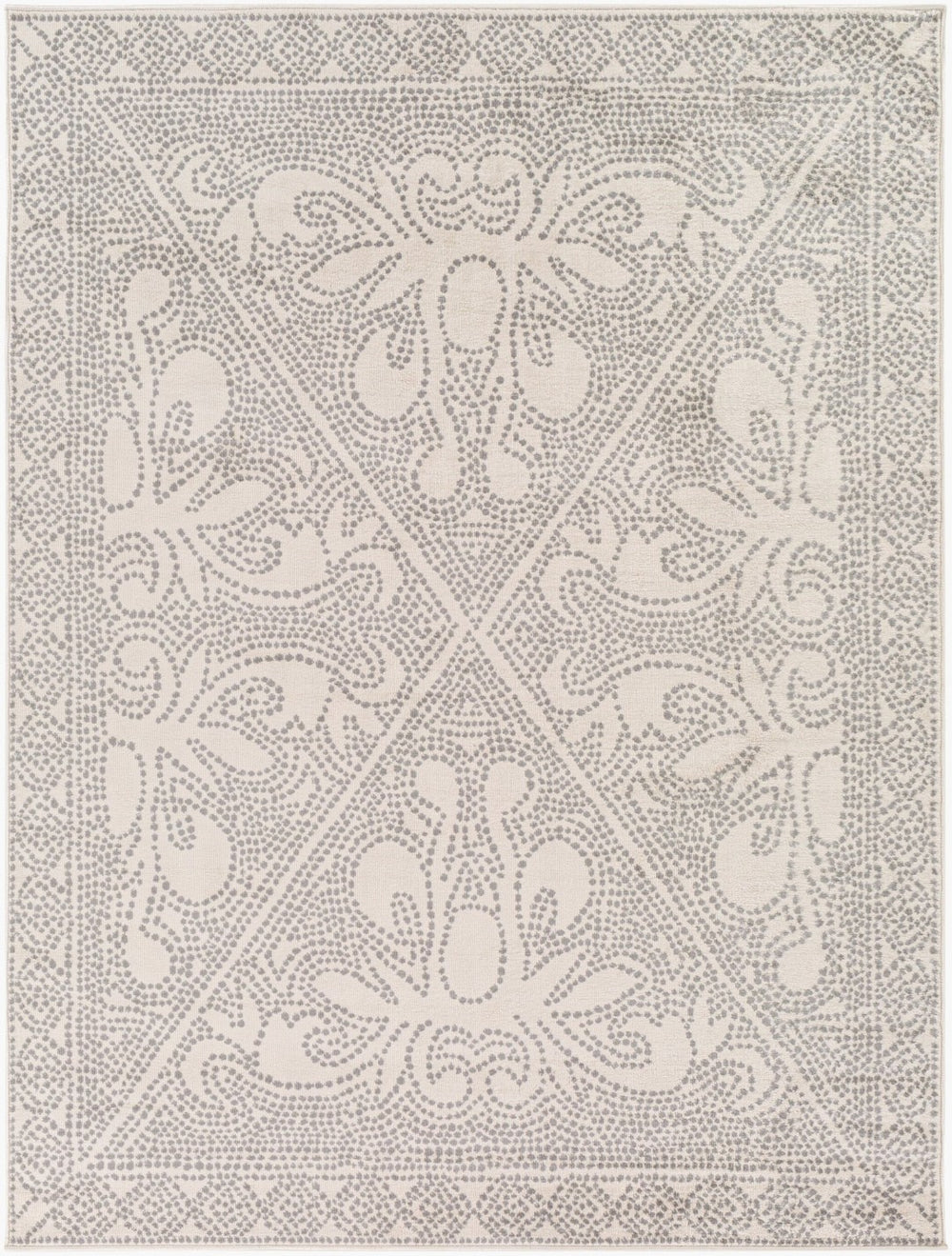 Livabliss Roma Medallion Traditional Area Rug Polypropylene Woven in Turkey for Living Rooms ROM2386-5371