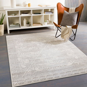 Livabliss Roma Medallion Traditional Area Rug Polypropylene Woven in Turkey for Living Rooms ROM2386-5371