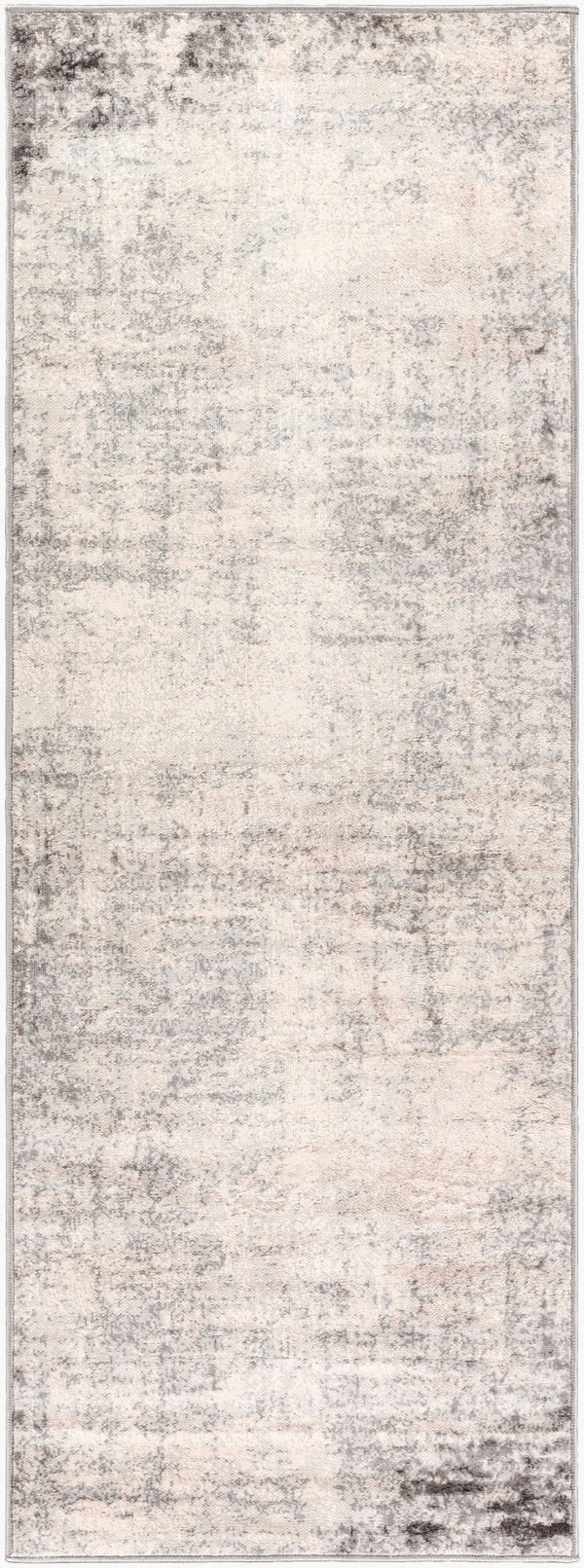 Livabliss Roma Minimalist Polypropylene Area Rug for Living Dining and Primary Bedroom Spaces Charcoal, Gray 2'7" x 7'3" ROM2393-2773