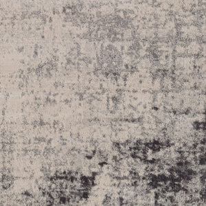 Livabliss Roma Minimalist Polypropylene Area Rug for Living Dining and Primary Bedroom Spaces Charcoal, Gray 6'7" x 6'7" Square ROM2393-67SQ