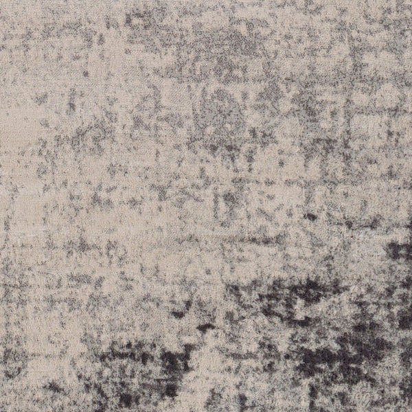 Livabliss Roma Minimalist Polypropylene Area Rug for Living Dining and Primary Bedroom Spaces Charcoal, Gray 6'7" x 6'7" Square ROM2393-67SQ