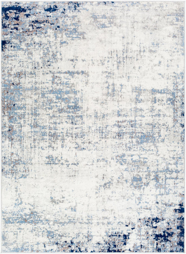 Livabliss Roma Machine Woven Polypropylene Area Rug for Large Living and Open Dining Spaces Navy, Light Blu 9'10" x 14' ROM2394-91014
