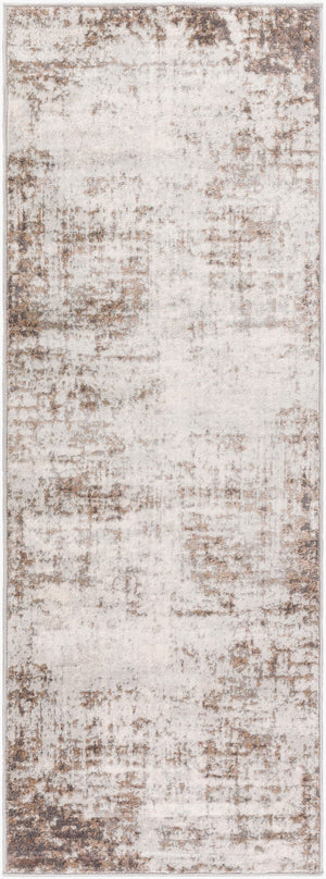 Livabliss Roma Machine Woven Polypropylene Area Rug Geometric Modern Pattern for Living Rooms Charcoal, Mediu 2'7" x 7'3" ROM2395-2773