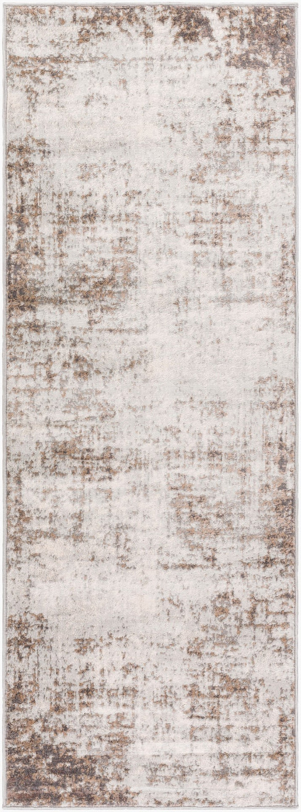 Livabliss Roma Machine Woven Polypropylene Area Rug Geometric Modern Pattern for Living Rooms Charcoal, Mediu 2'7" x 7'3" ROM2395-2773