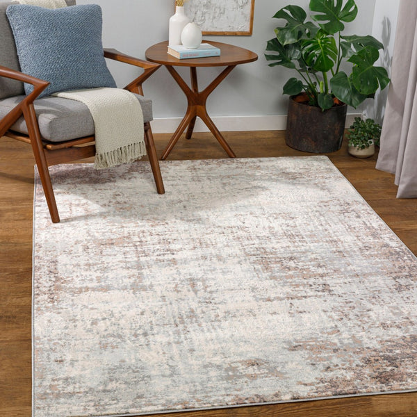 Livabliss Roma Machine Woven Polypropylene Area Rug Geometric Modern Pattern for Living Rooms Charcoal, Mediu 2' x 2'11" ROM2395-23