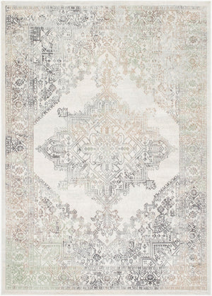 Livabliss Roma Traditional Medallion Polypropylene Area Rug for Living Dining or Bedroom ROM2405-811123