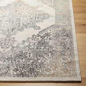 Livabliss Roma Traditional Medallion Polypropylene Area Rug for Living Dining or Bedroom ROM2405-811123