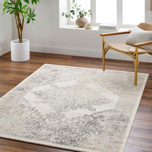 Livabliss Roma Traditional Medallion Polypropylene Area Rug for Living Dining or Bedroom ROM2405-811123
