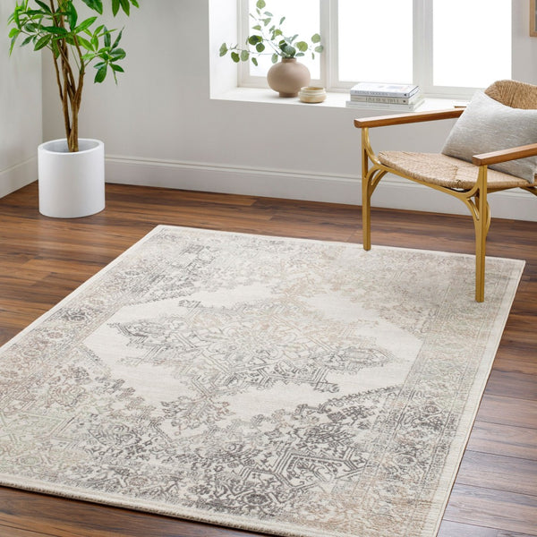 Livabliss Roma Traditional Medallion Polypropylene Area Rug for Living Dining or Bedroom ROM2405-811123
