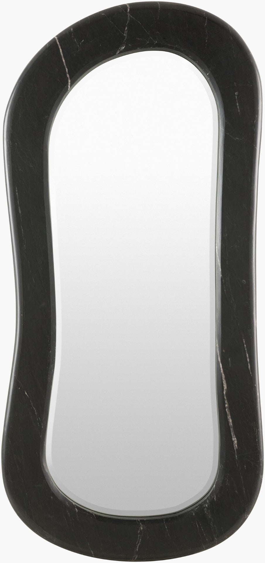 Surya Roman Tall Sculptural Wall Mirror Mid Century Modern Accent for Entryway or Living Room ROMA001-2451