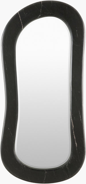 Surya Roman Tall Sculptural Wall Mirror Mid Century Modern Accent for Entryway or Living Room ROMA001-2451