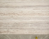 VIG Furniture Nova Domus Roma - Modern Faux Travertine + Gold Dresser VGAN-ROMA-DRS