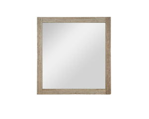 VIG Furniture Nova Domus Roma - Modern Faux Travertine + Gold Mirror VGAN-ROMA-MIR